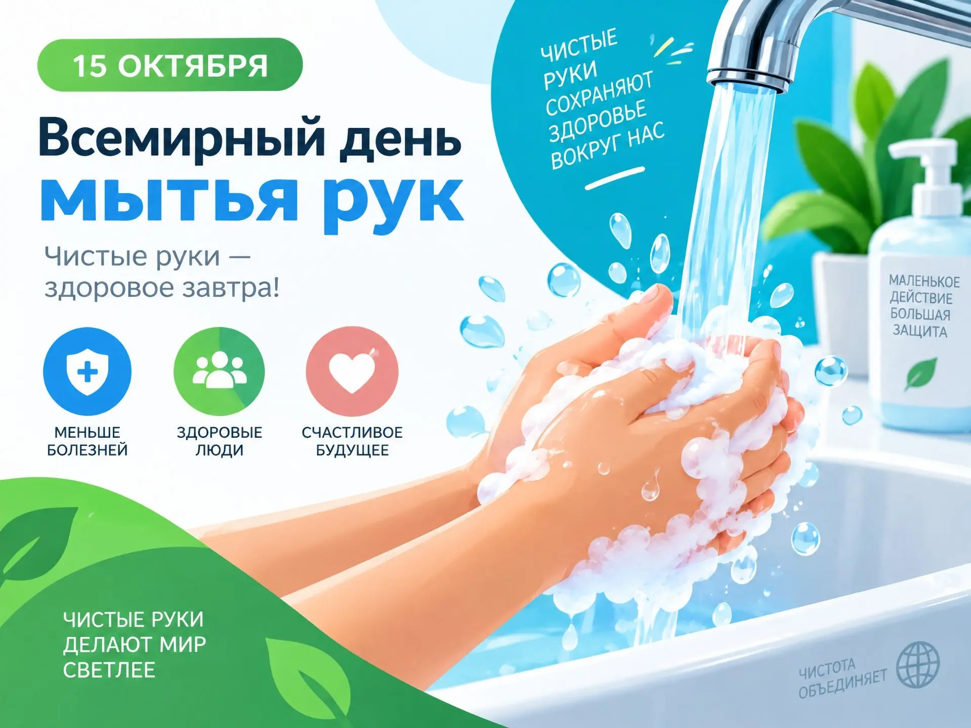 Рубрика от ДК Чердаклы "Что? Где? Когда?" "Всемирный день мытья рук":