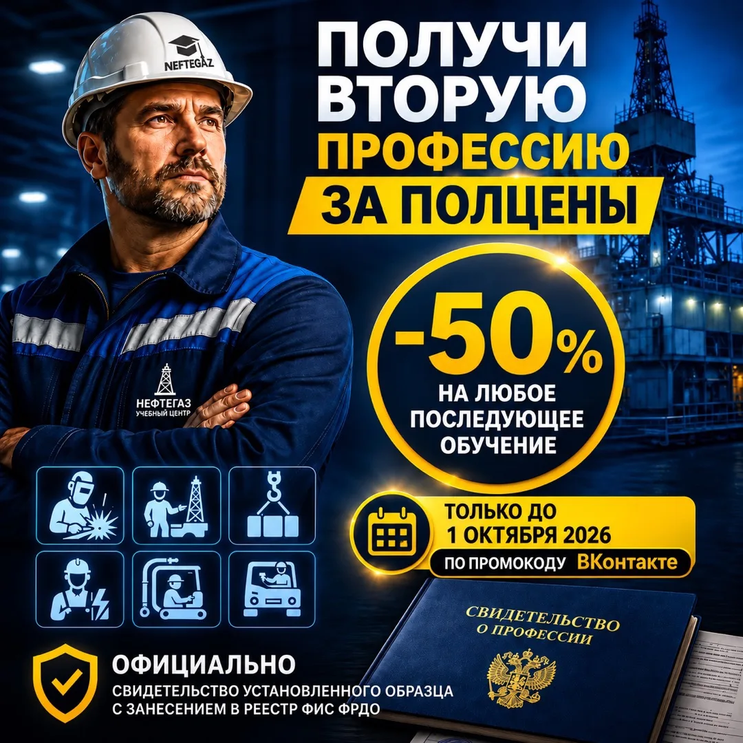 ПОЛУЧИТЕ ВТОРУЮ ПРОФЕССИЮ ЗА ПОЛЦЕНЫ