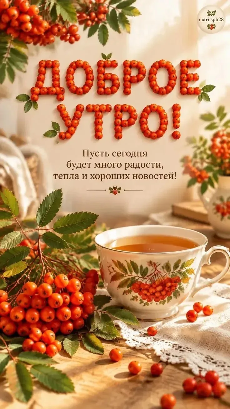 Доброго воскресного утречка вам, девочки и мальчики☕🍁 Какие у вас планы на этот осенни...