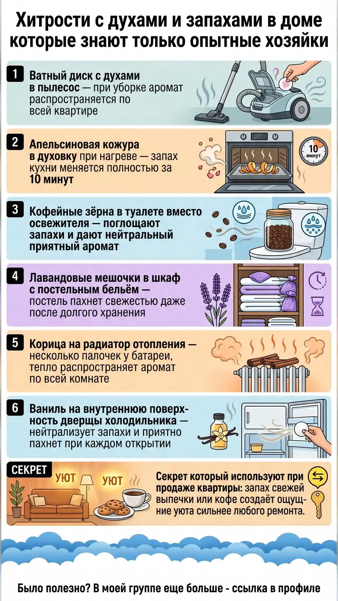 Секреты опытных хозяек👍