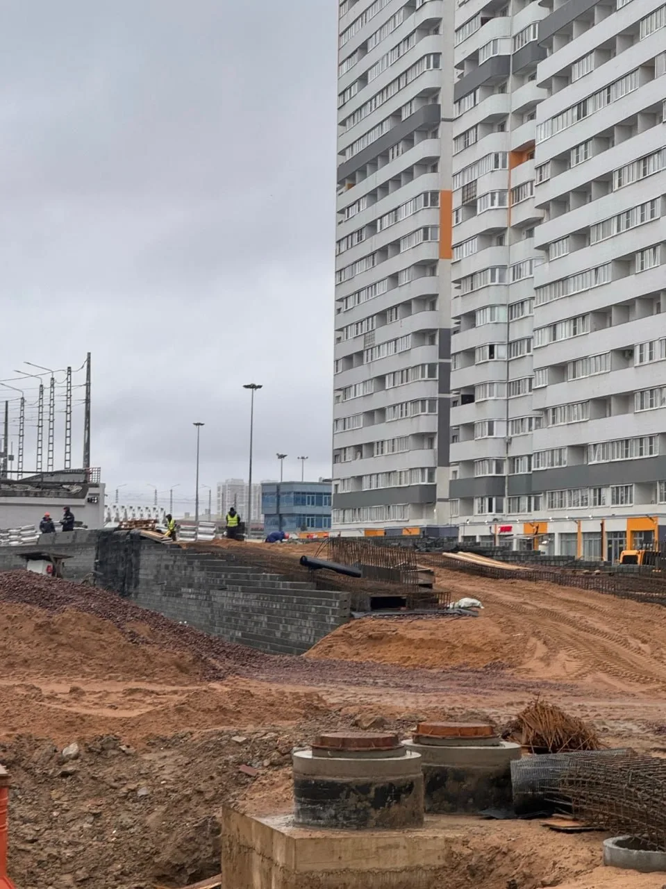 Строительство второй очереди травами «Славянка» в Шушарах