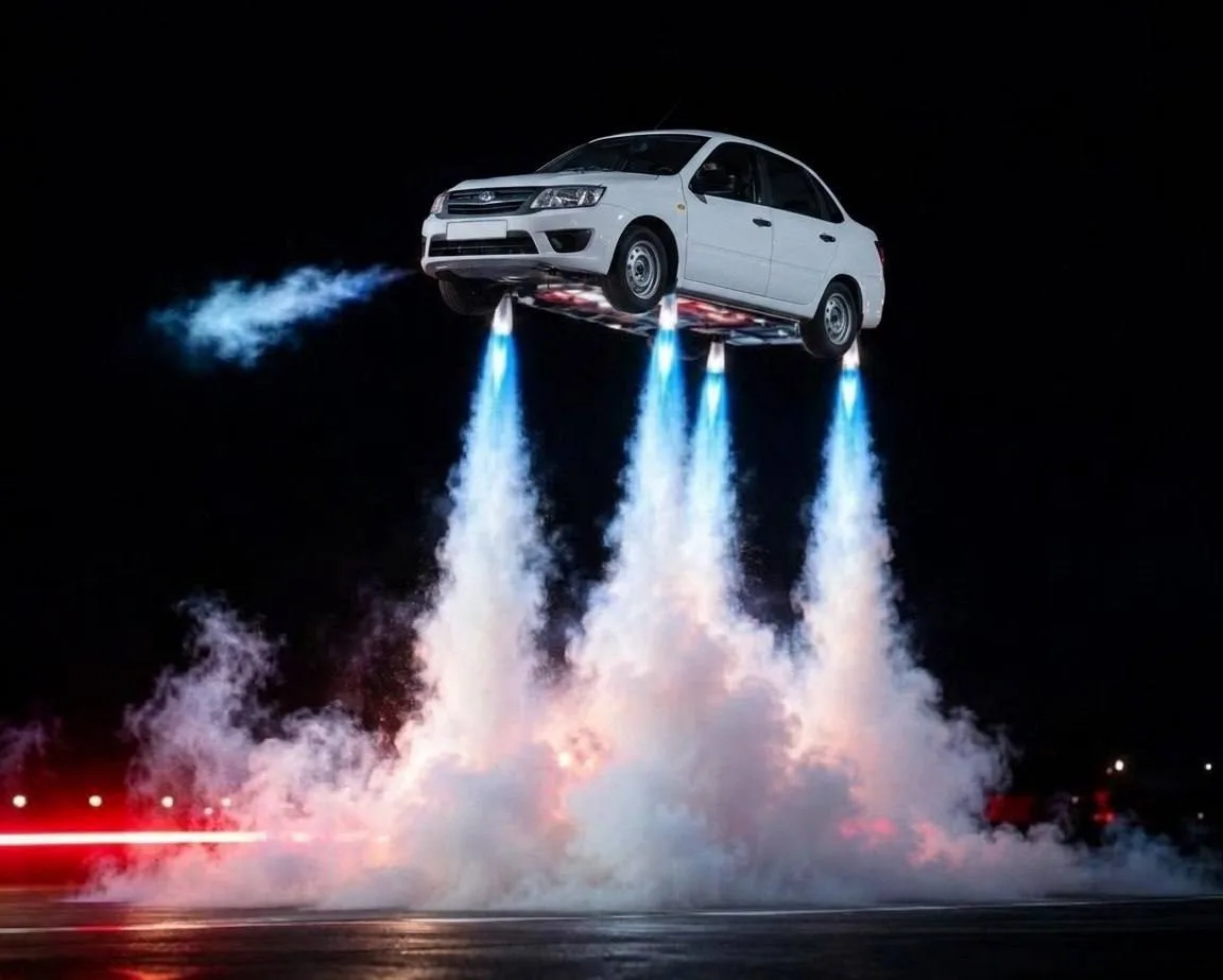 🚗 Lada Granta тоже может летать, как Tesla, заявили в Национальном автомобильном союзе