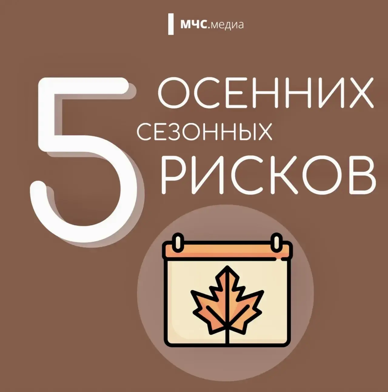 ОСЕНЬ БЕЗ ПРОИСШЕСТВИЙ: 5 РИСКОВ, О КОТОРЫХ ВАЖНО ПОМНИТЬ
