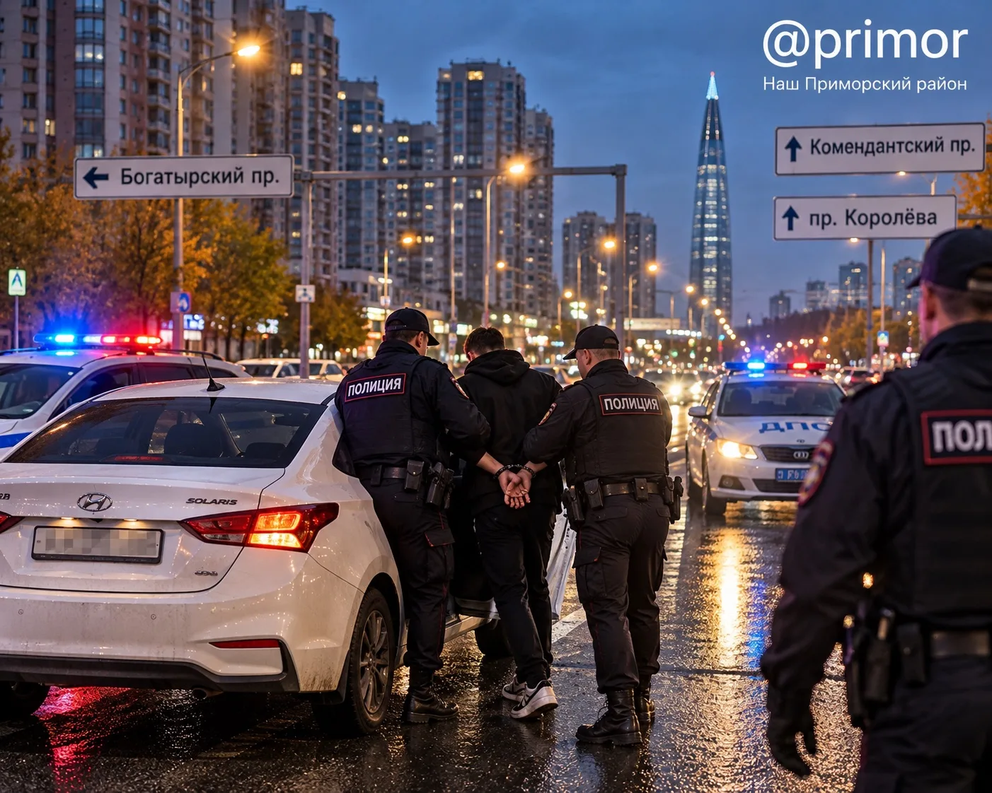 🚔 Погоня с выстрелом: водитель пытался уйти от полиции