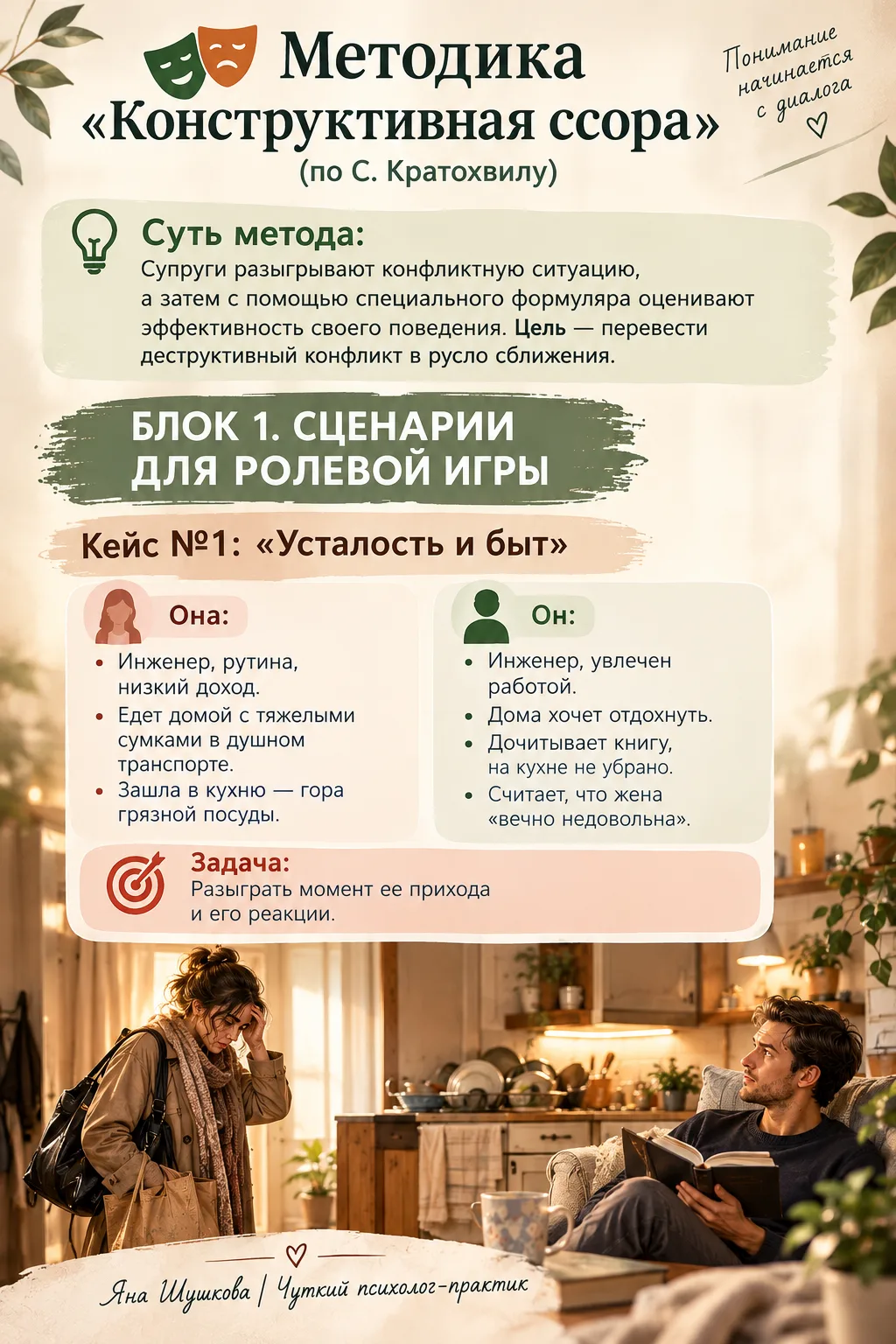 Методика «Конструктивная ссора» помогает супругам научиться обсуждать разногласия без в...