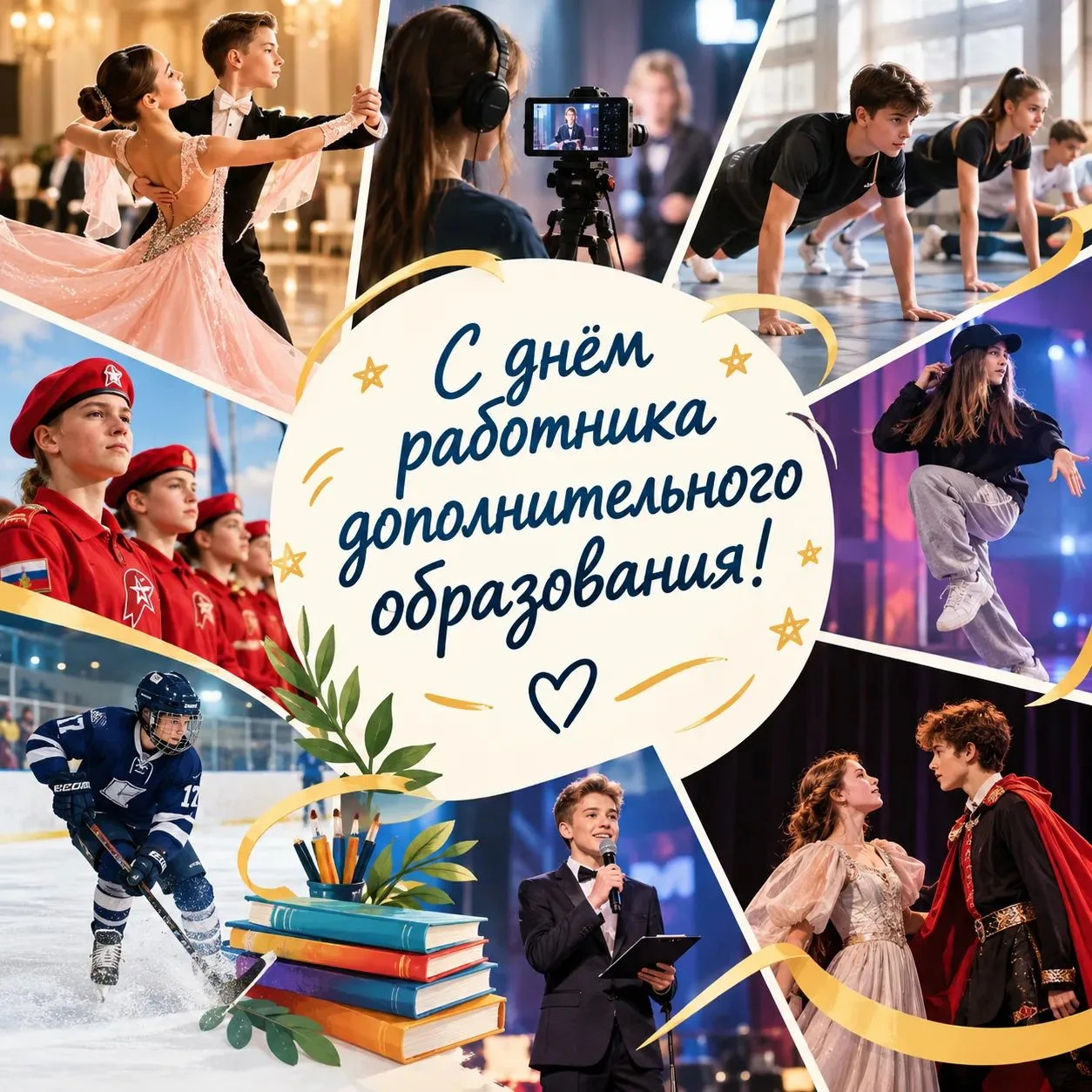 🎉 Сегодня, 8 октября, в России отмечается День работников дополнительного образования! 🎊