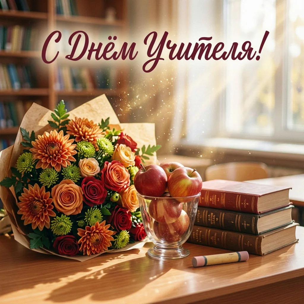 🎉 Всех педагогов — с Днём учителя! 🎉