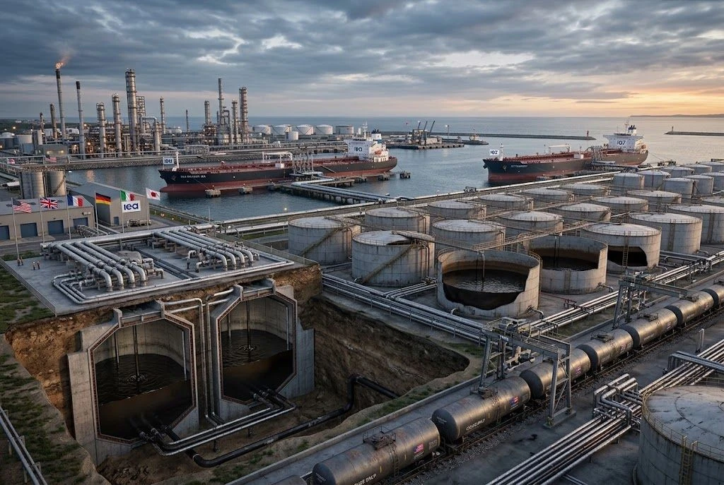 МЭА договорилось выпустить на рынок оставшиеся 100 млн баррелей нефти из стратегических...