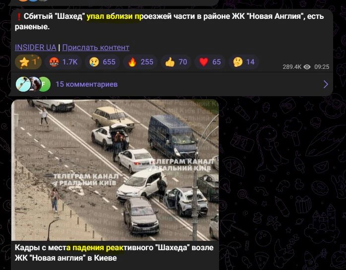 Летел, летел -устал, упал.