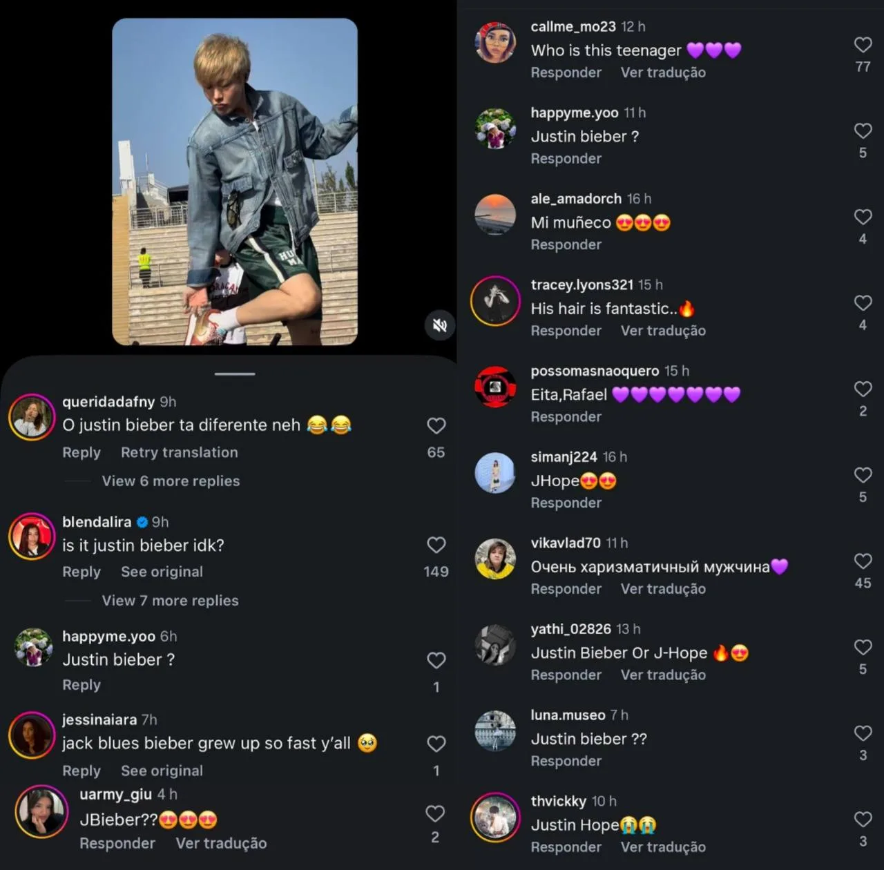 Это видео с Хосоком с саундчека в Лиме стало по-настоящему вирусным, набрав более 1,3 м...