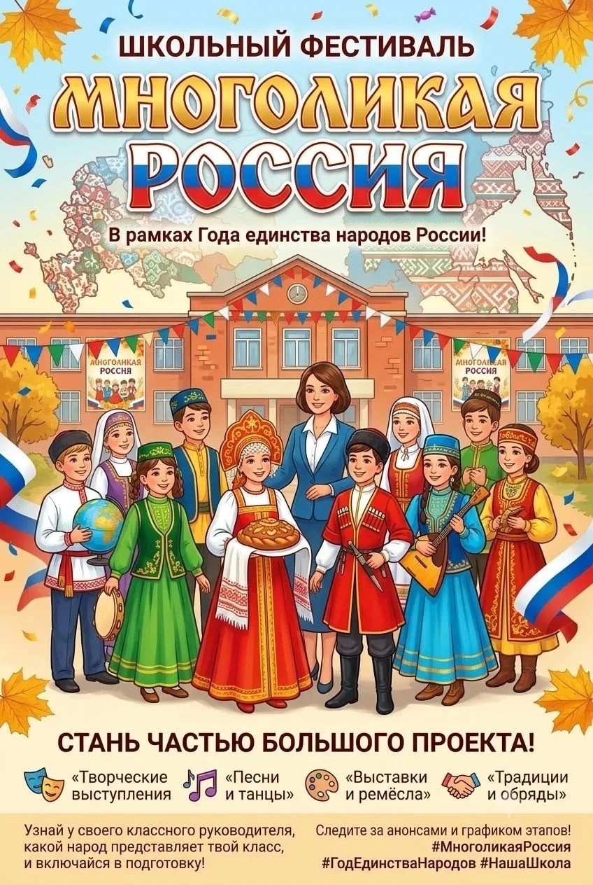 🇷🇺 «МНОГОЛИКАЯ РОССИЯ: сердце нашей страны бьётся в каждом из нас! ❤️