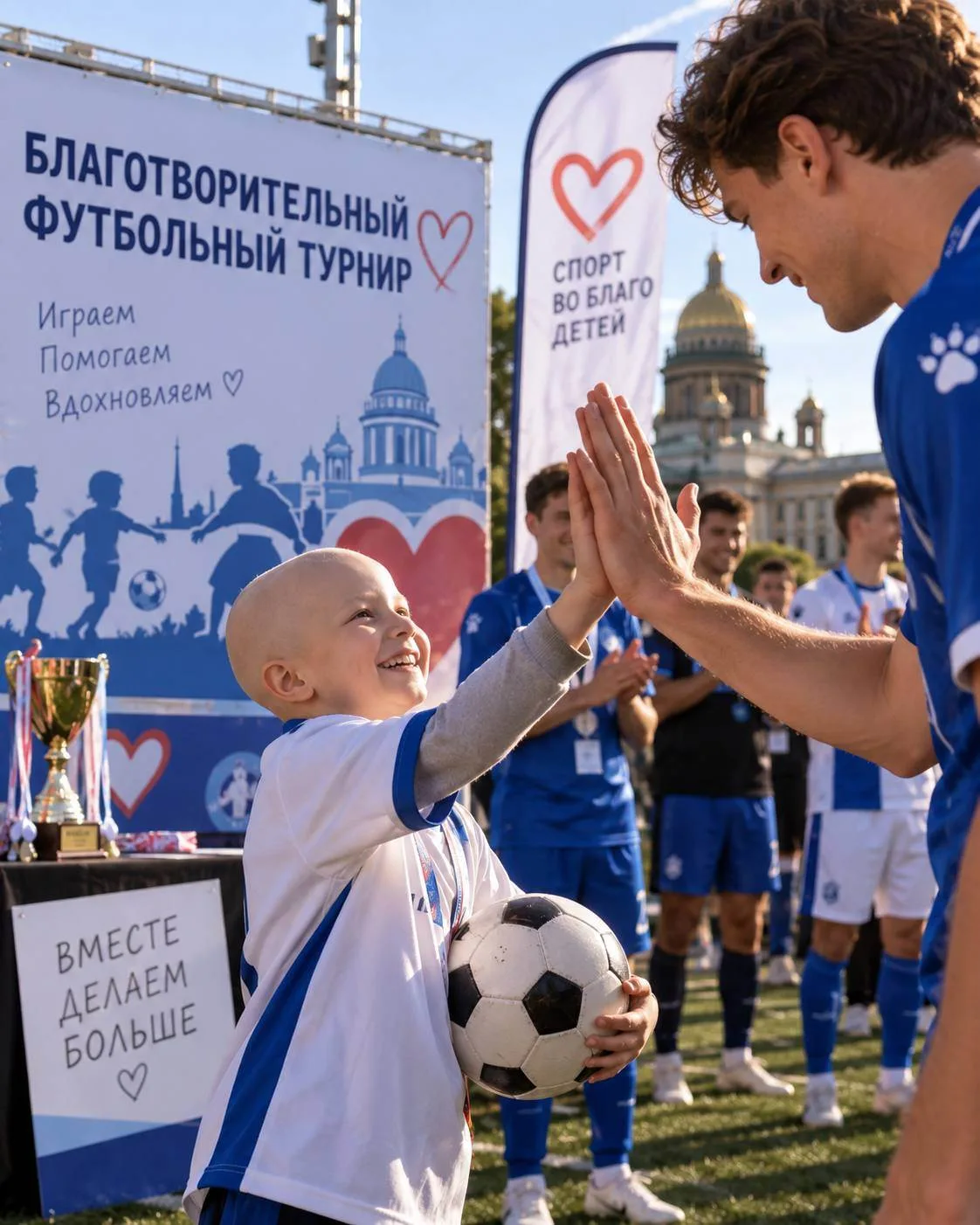🏐 Петербург — на благотворительном турнире собирают помощь детям