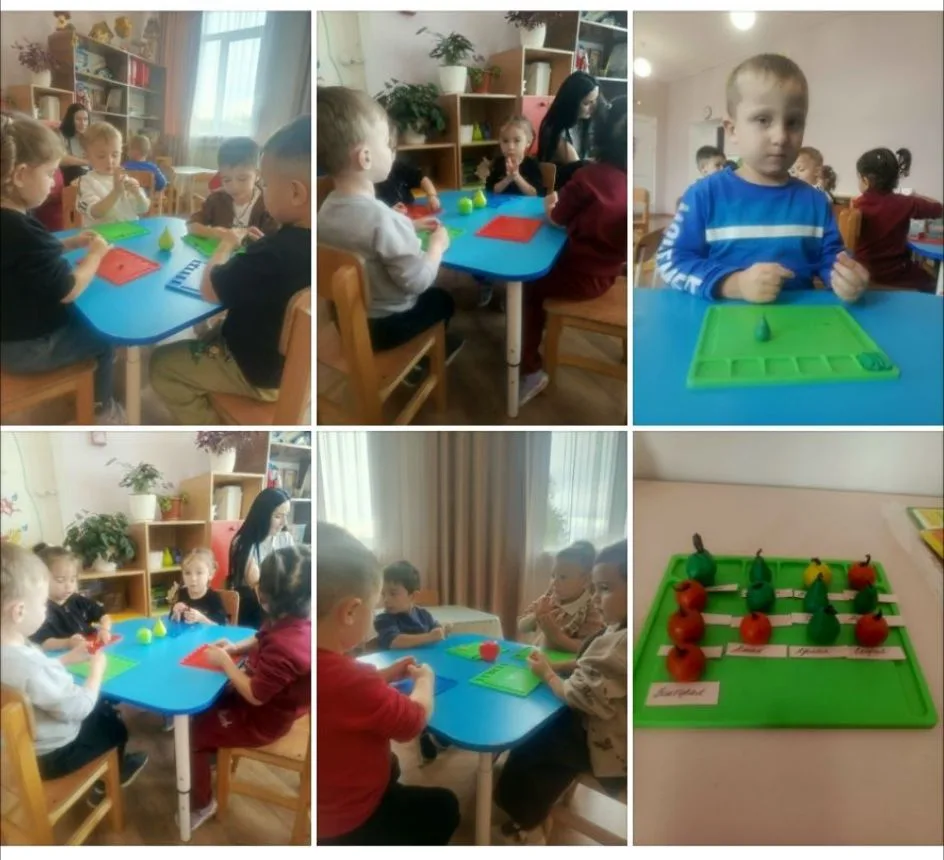 Художественное творчество в младшей группе. Наши малыши лепили яблоки и груши 🍎🍐