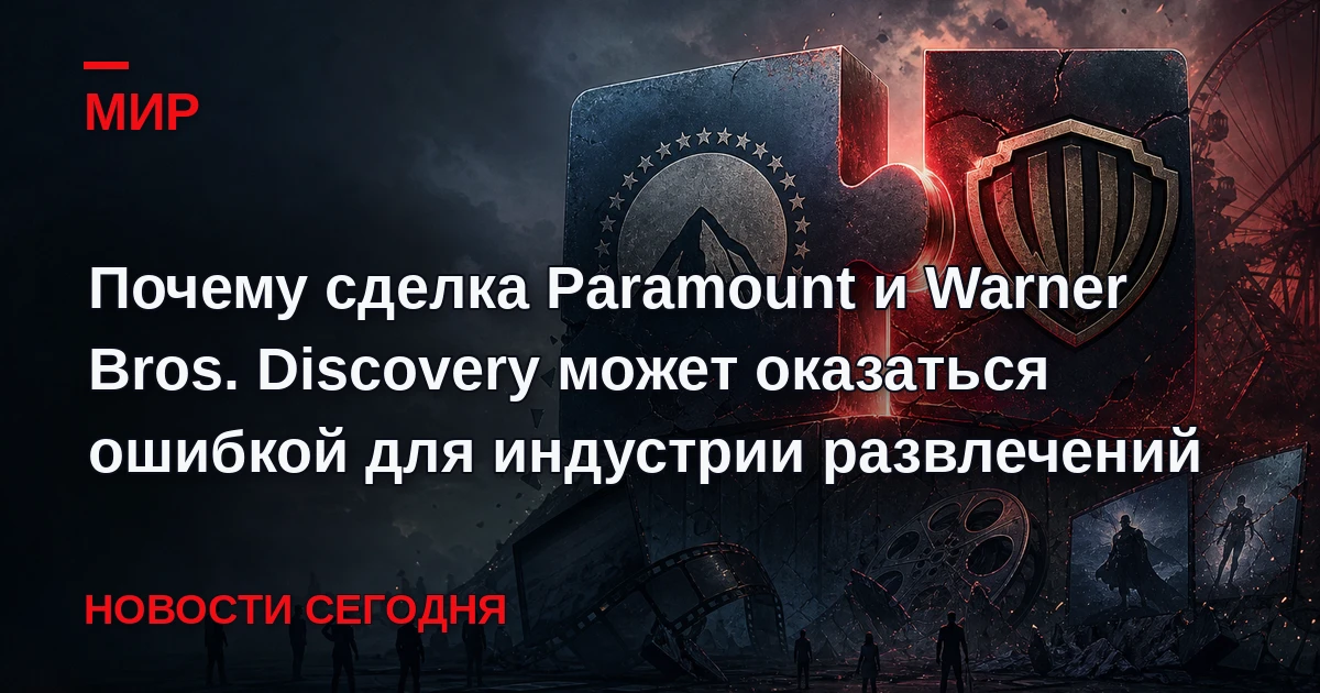 Paramount Skydance договорилась о покупке Warner Bros. Discovery.
