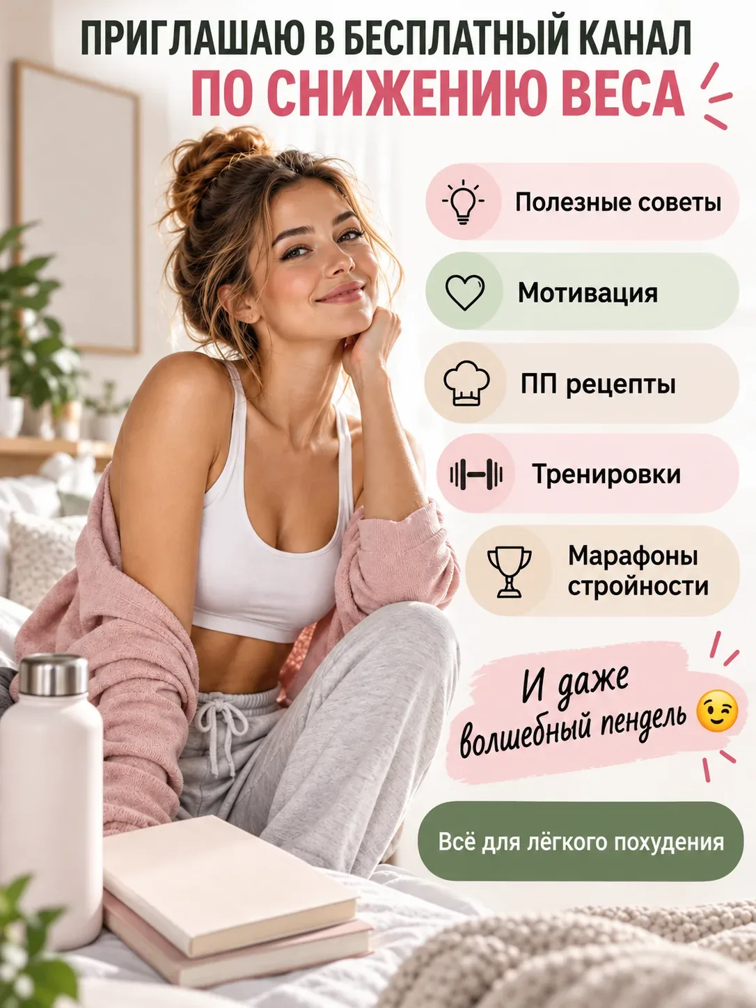 ❗️❗️❗️ПРИГЛАШАЮ В БЕСПЛАТНЫЙ КАНАЛ ПО СНИЖЕНИЮ ВЕСА❗️❗️❗️