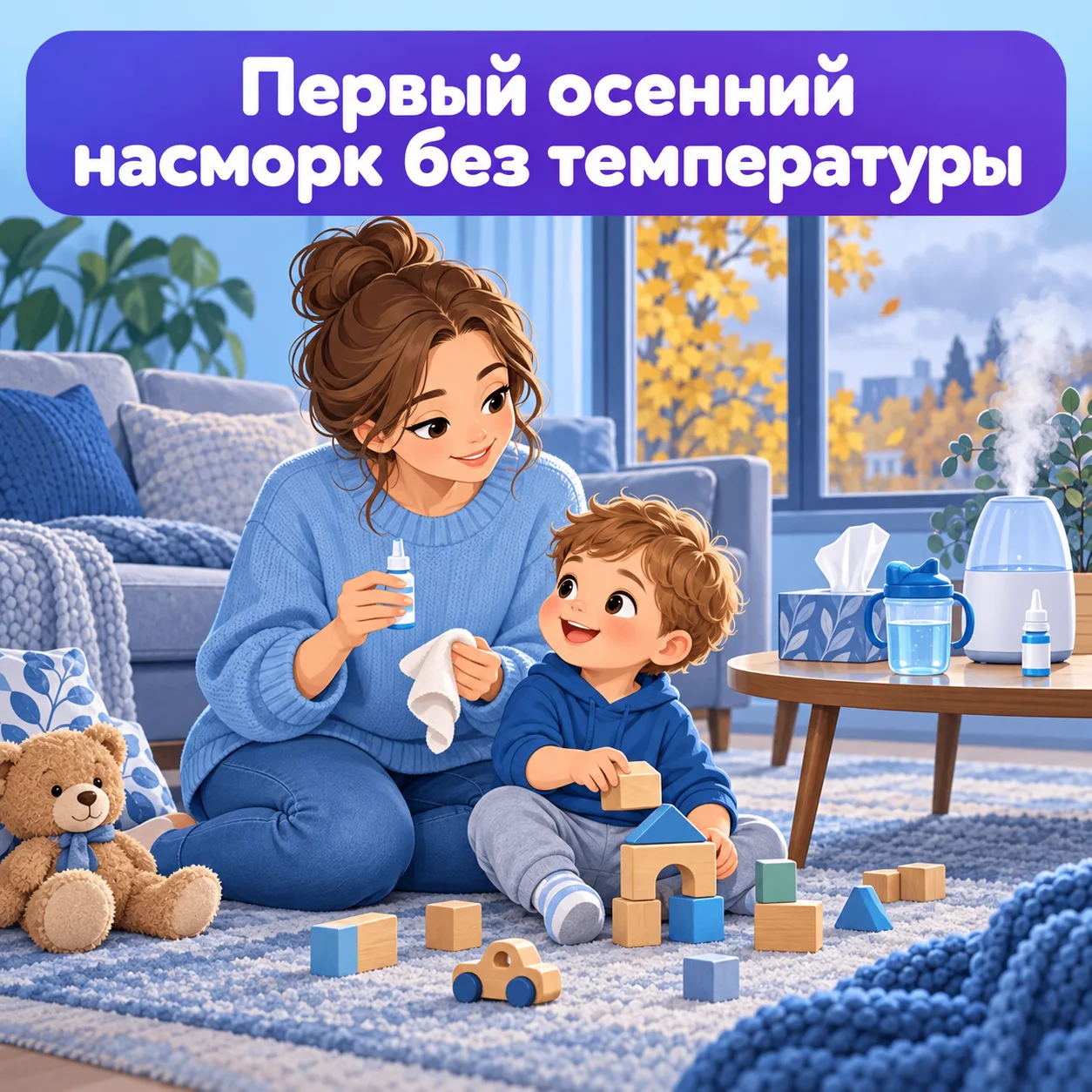 🤧 Первый осенний насморк без температуры — надо ли к врачу