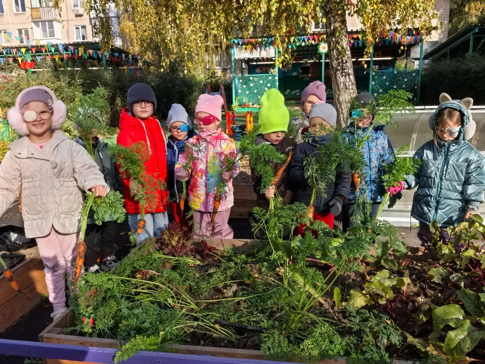 Ура!!! В нашем детском саду дети собрали урожай морковки! 🥕🥕🥕