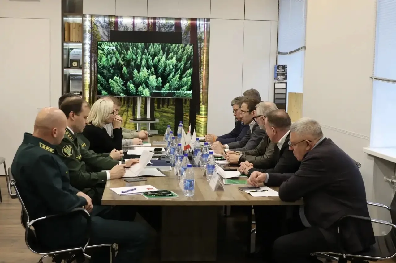 🌲 В Соколе федеральным чиновникам показали деревянные многоэтажки и производство домок...