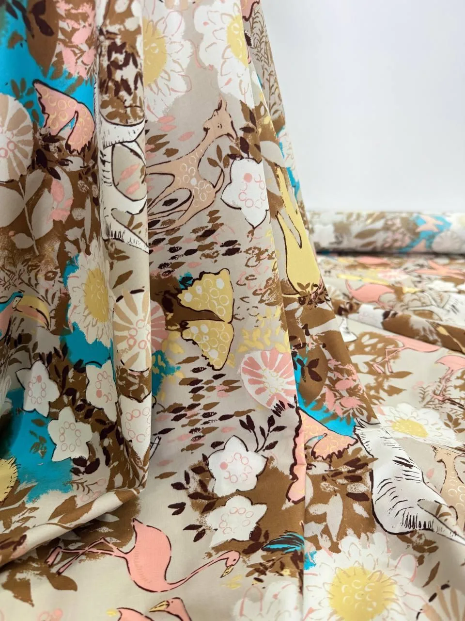 Хлопок костюмно-плательный Blumarine. 🌸