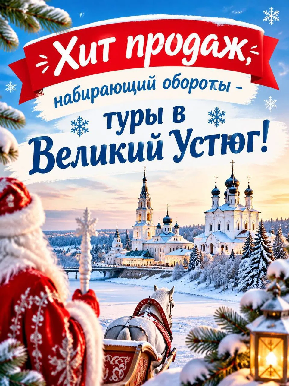 🚂 Зимний экспресс на родину Деда Мороза из Москвы (КУПЕ)