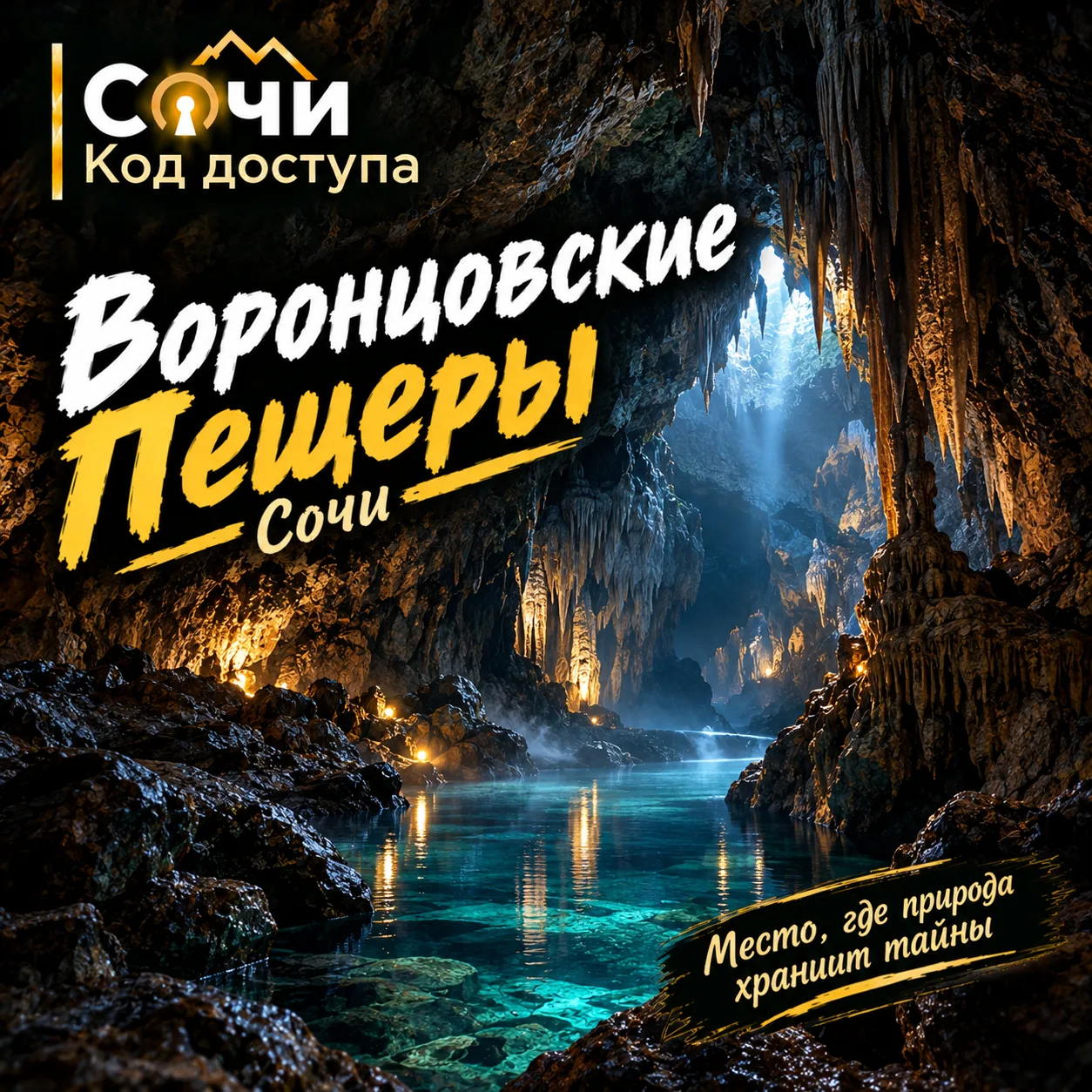 🕯 Воронцовские пещеры — подземный мир Сочи