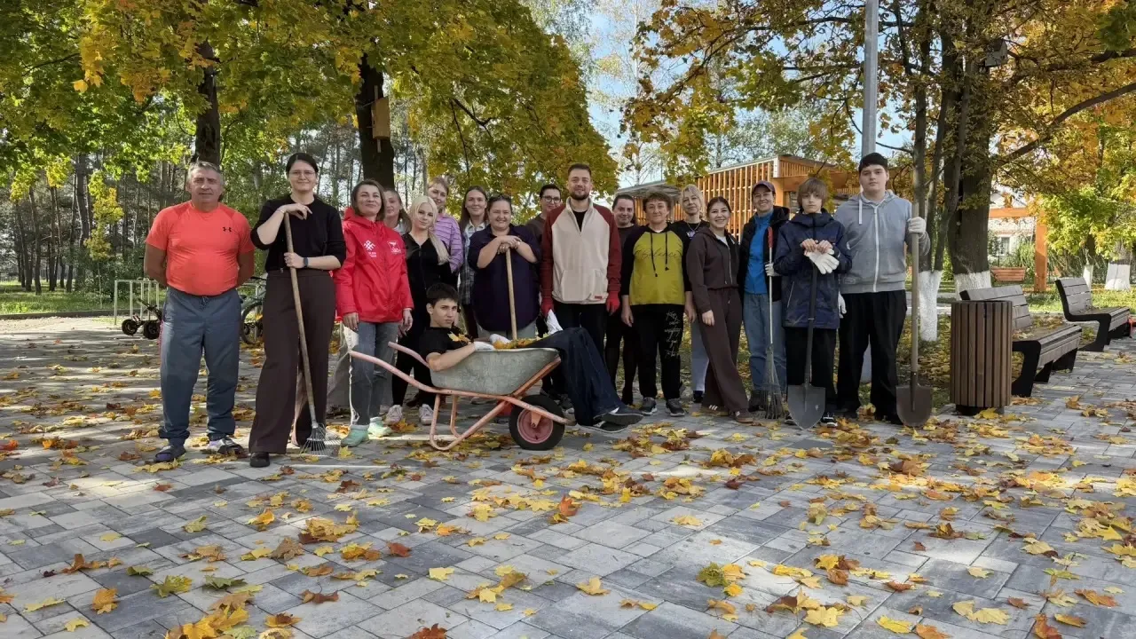 ✅Осенний субботник 2026 в МОУ «Новосадовская СОШ» в котором приняли участие педагоги на...