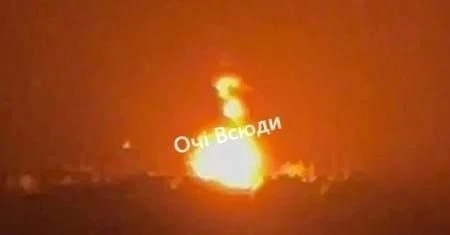 Реактивные БПЛА Герань нанесли удар по объекту в Запорожье. На месте прилетов зафиксиро...