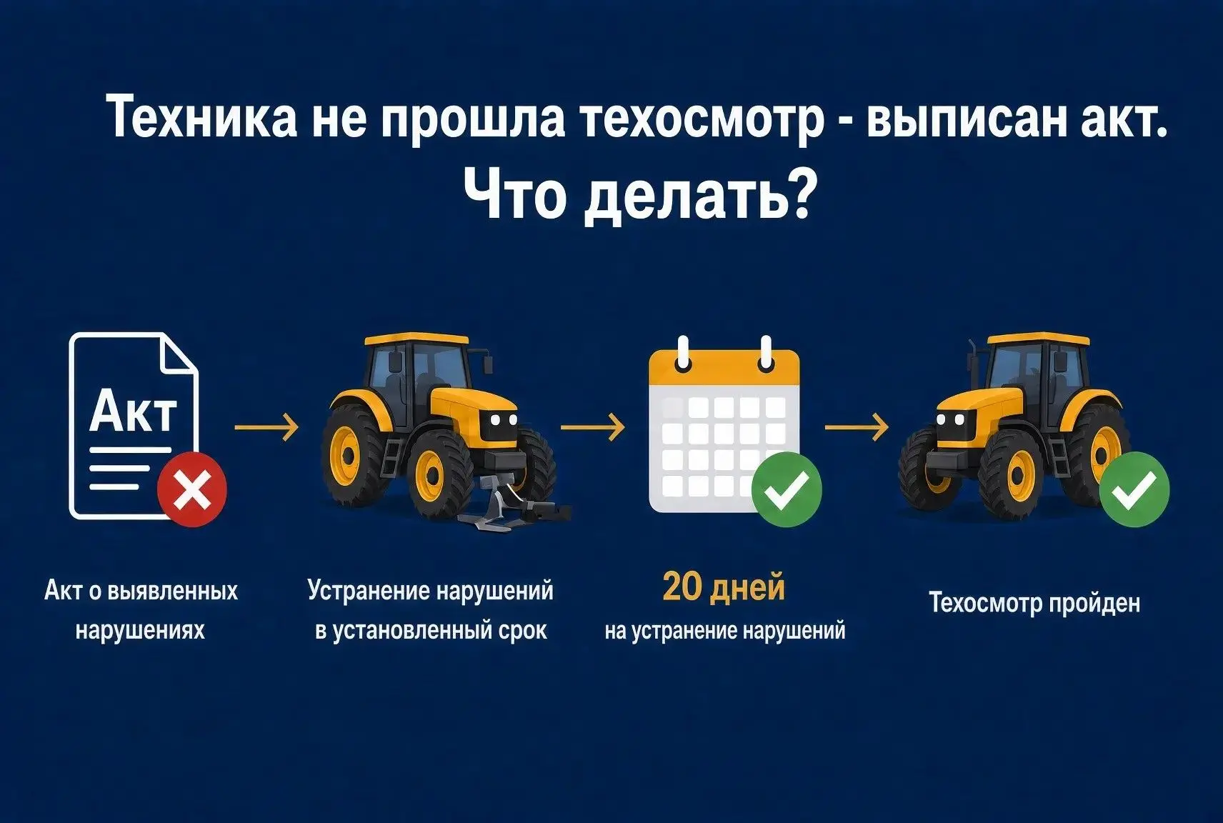 Получили акт технического осмотра? Не паникуйте - это частая ситуация