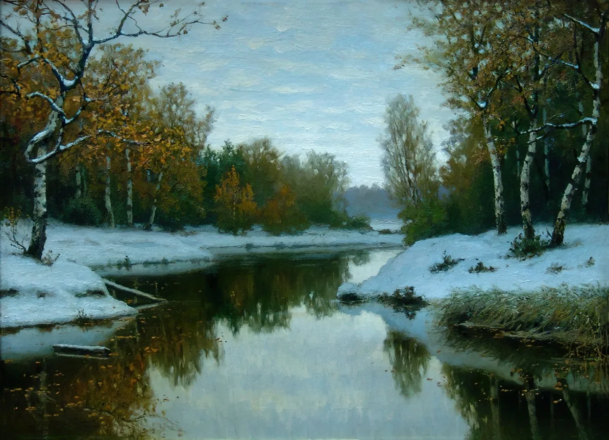 "Ранний снег", начало XX века