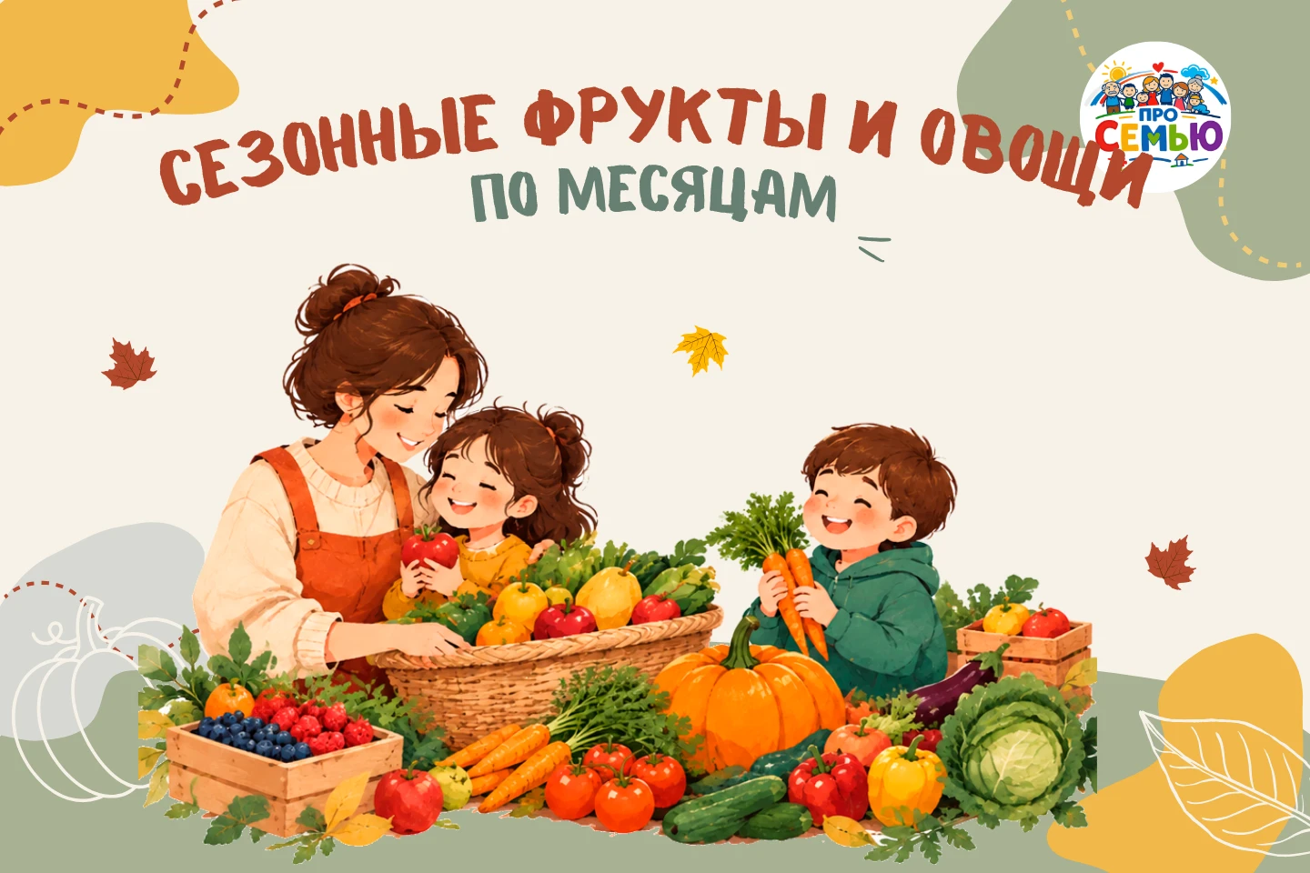🍐 Сезонные овощи и фрукты
