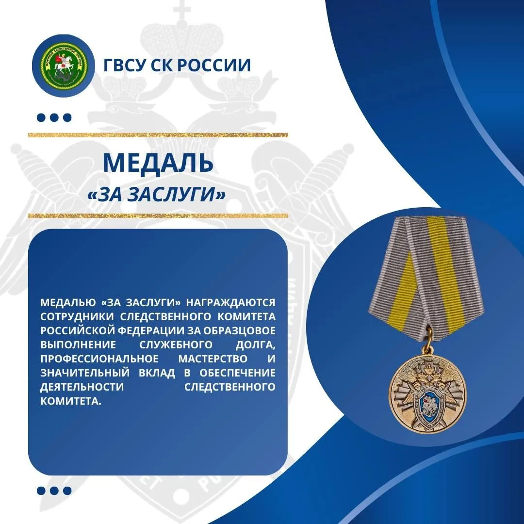 🎖Медаль «За заслуги»