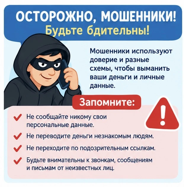 Будьте бдительны! Профилактика мошенничества