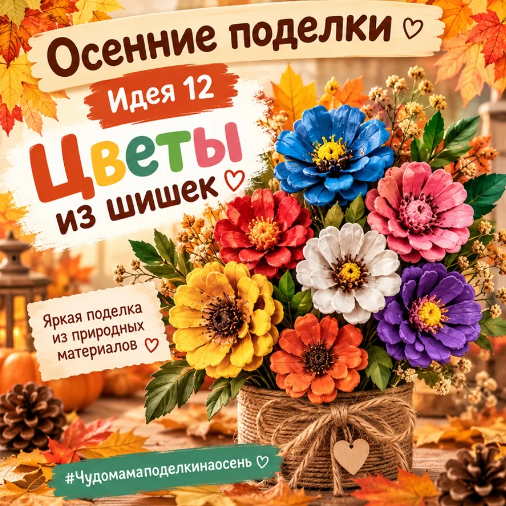 🍁 #Чудомамаподелкинаосень