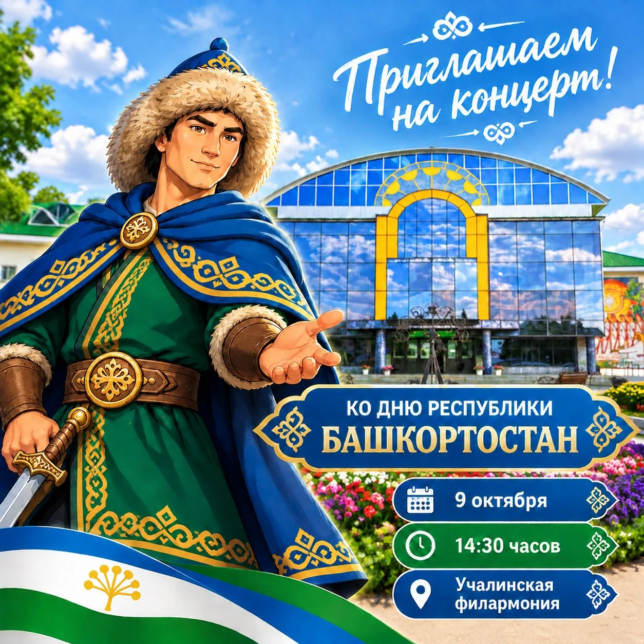 11 октября Башкортостан отметит главный государственный праздник — День Республики!