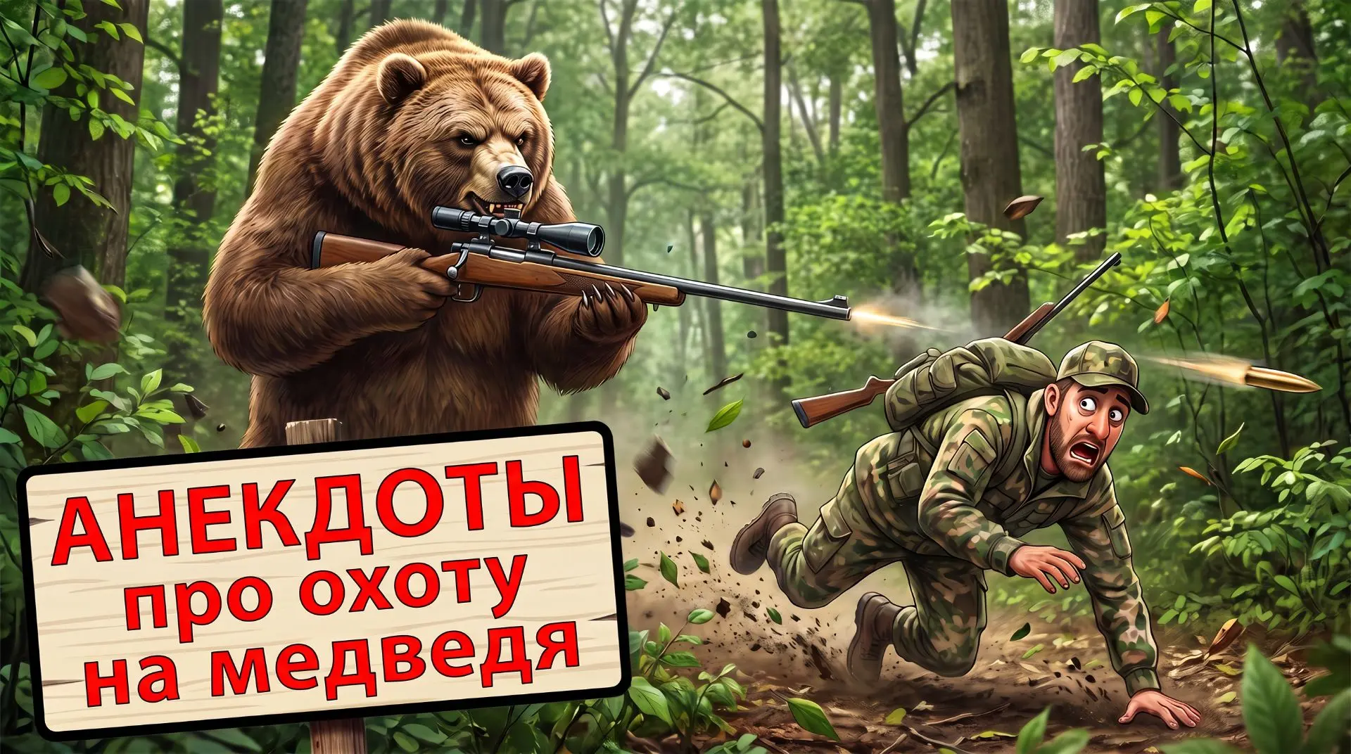 ‎✨ Убойная подборка лучших шуток и охотничьих баек! Смотрите самые смешные анекдоты про...