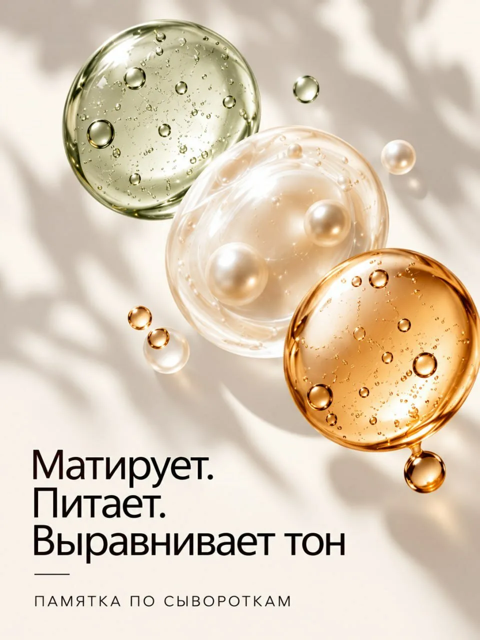 Спросили у трёх сывороток, что они делают?