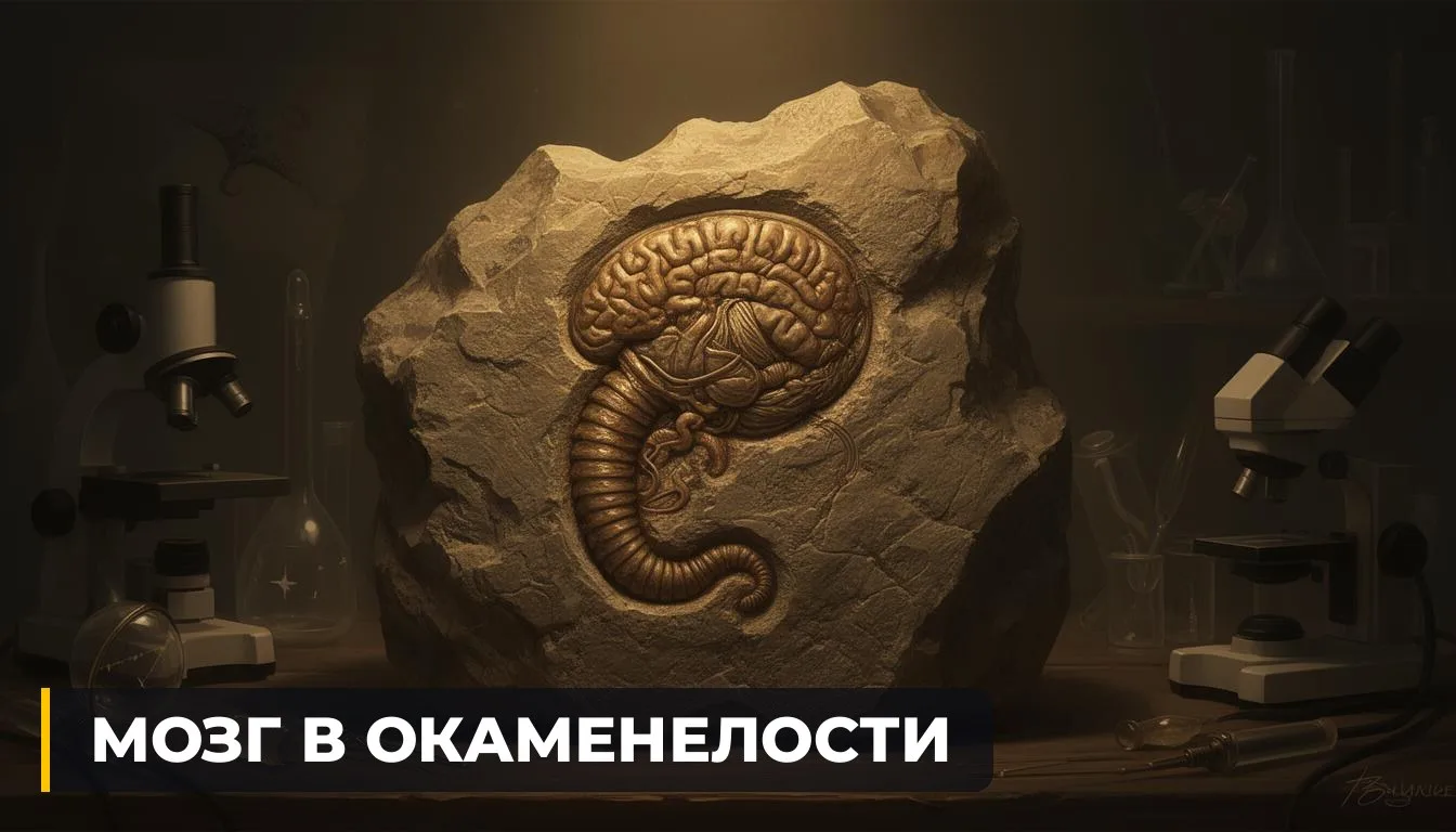 🌋 ЛИЧИНКА ВОЗРАСТОМ 520 МЛН ЛЕТ СОХРАНИЛА МОЗГ ВНУТРИ
