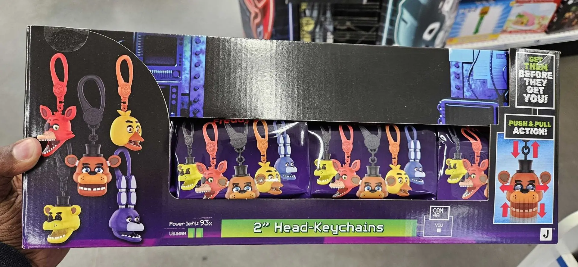 В Five Below появились брелоки-головы FNaF от Jazwares: Фредди, Бонни, Чика, Фокси и Зо...