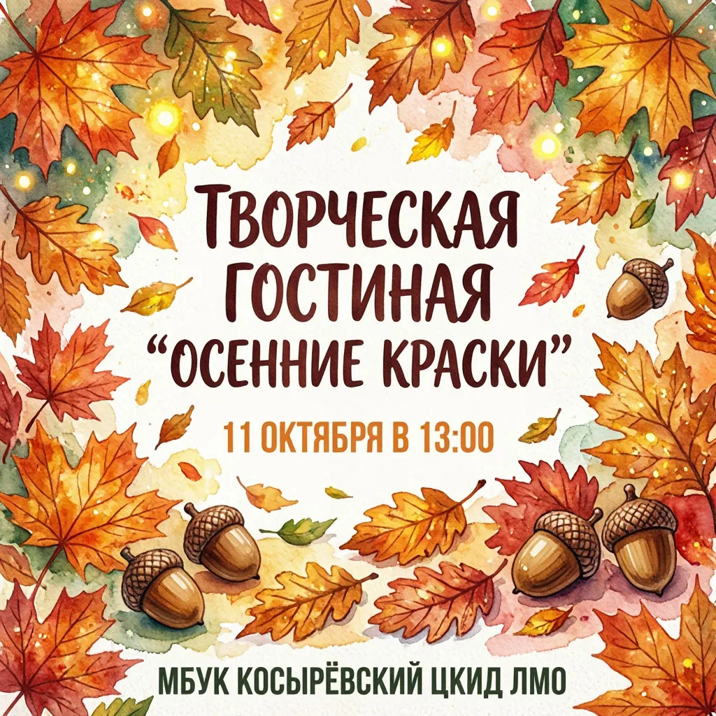 #Осень #ОсенниеКраски #ТворческаяМастерская #КосырёвскийЦКиД #Косыревка #ЛипецкаяОбласт...