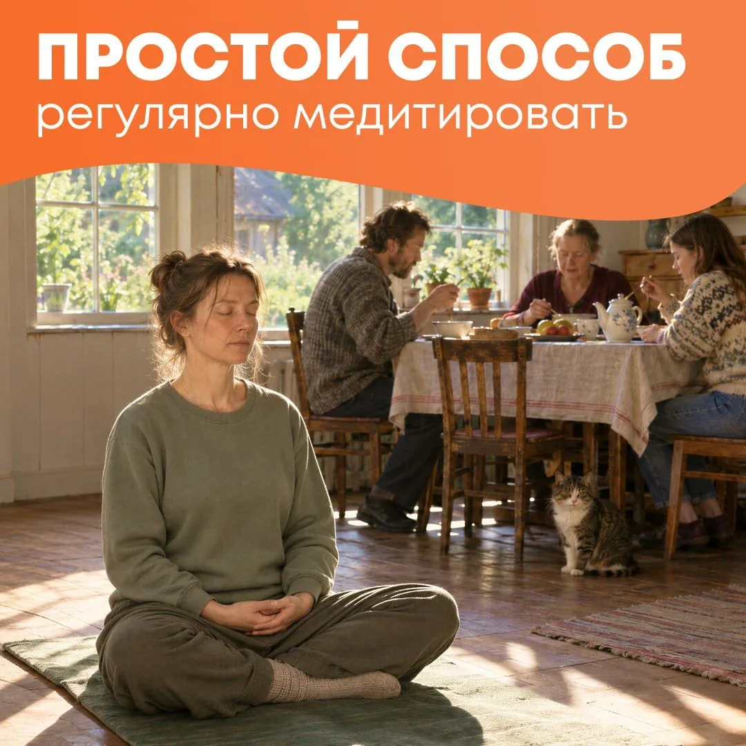 Если забываете ежедневно практиковать, попробуйте следовать принципу «не медитировал — ...