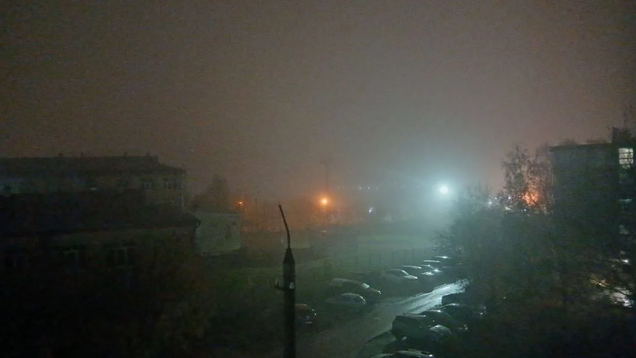 Утро сегодня было туманным