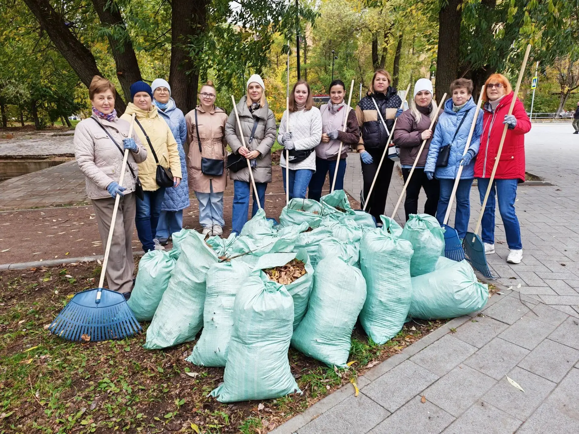 🍁 Субботник в Парке Победы