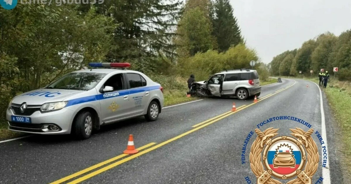 👮‍♂️👎 В Черняховском районе перевернулся автомобиль с ребёнком