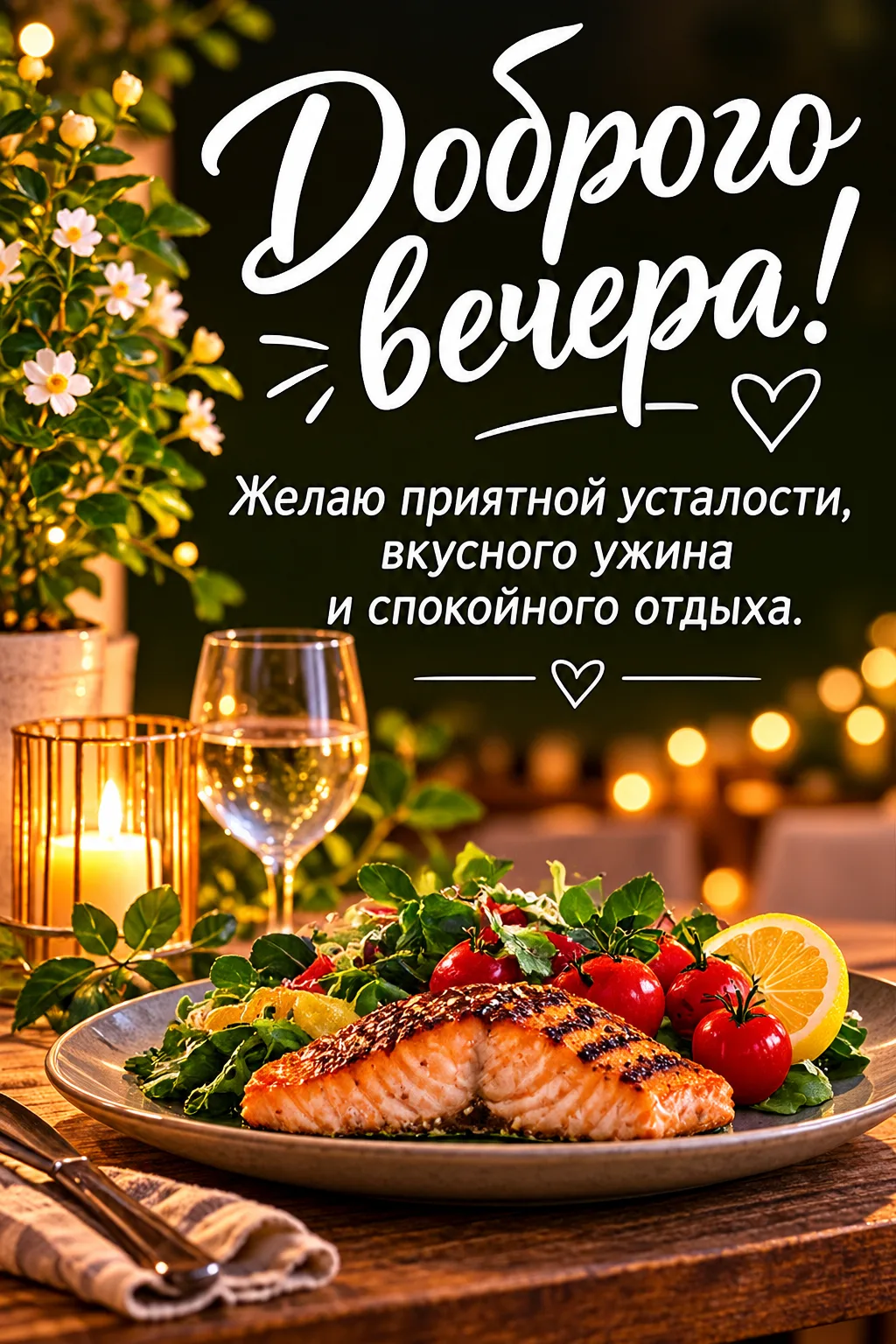 Вечерние открытки интересные ❤🧡💛