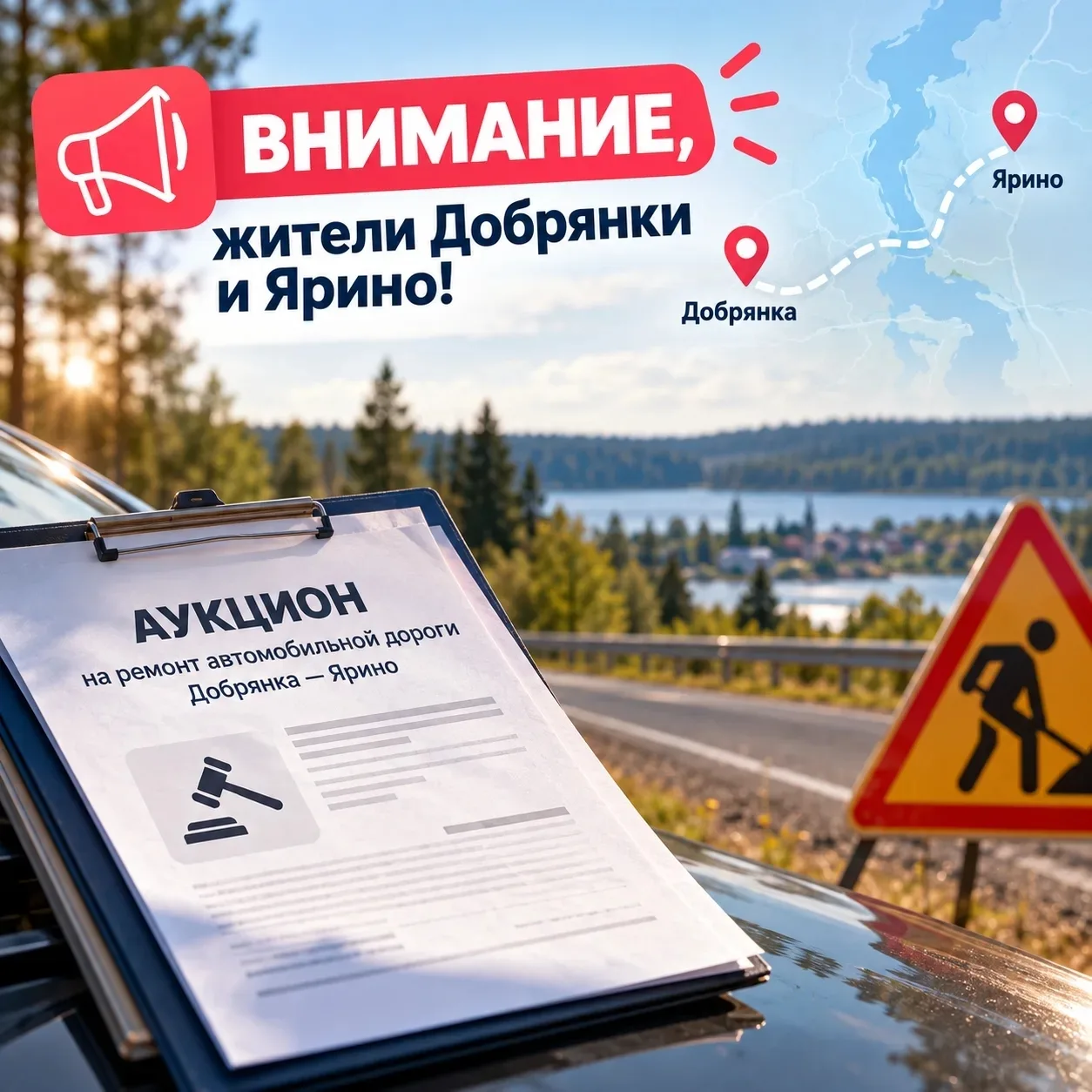 🚗 Внимание, жители Добрянки и Ярино!