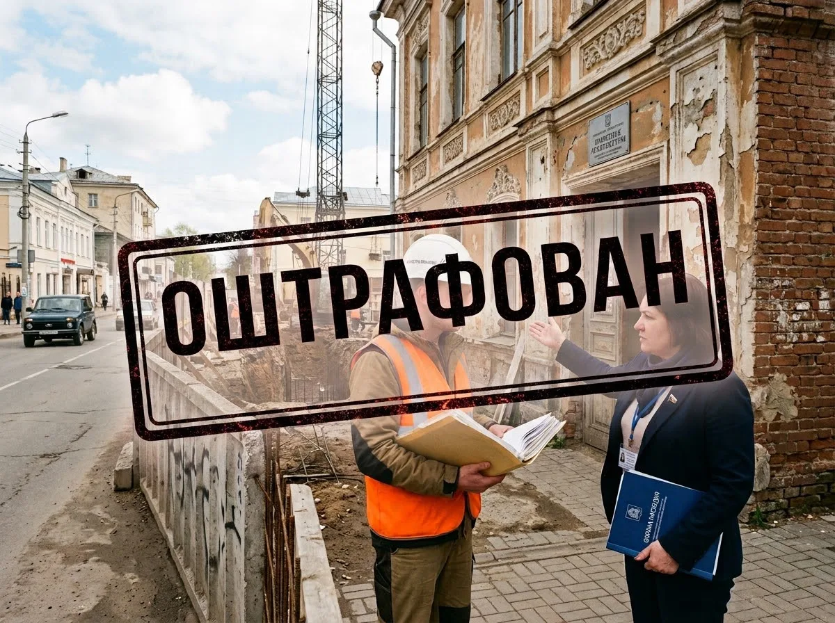 👀Застройщика оштрафовали за стройку без исторической экспертизы