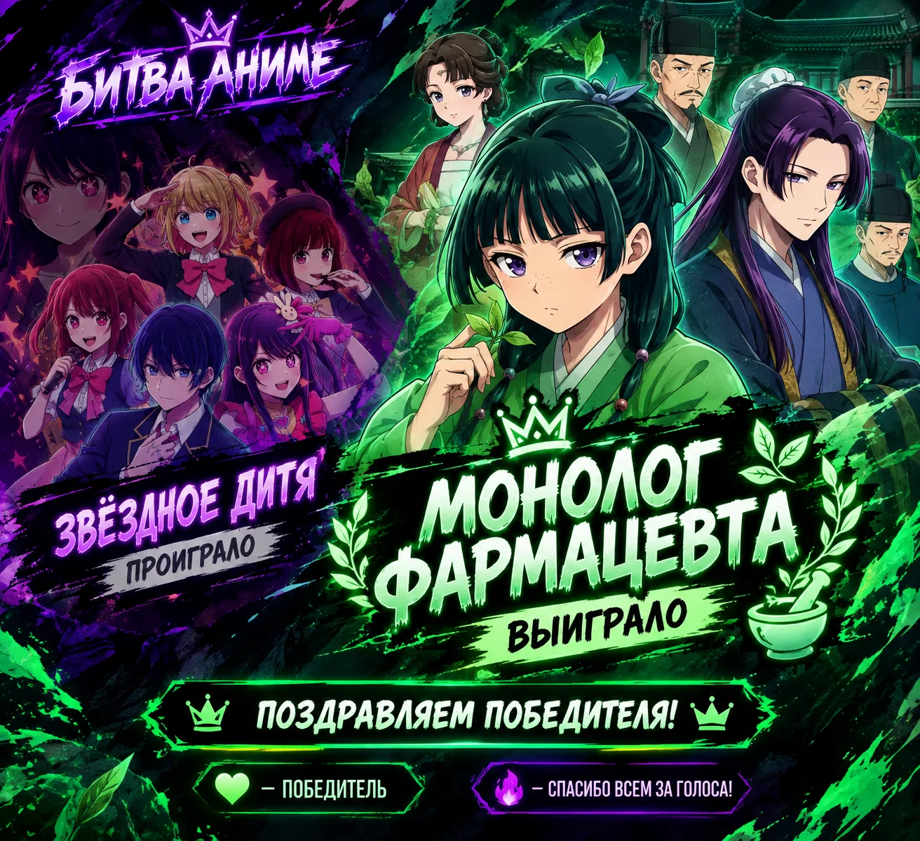 🏆 В ЭТОЙ БИТВЕ ПОБЕДИЛ… 🏆