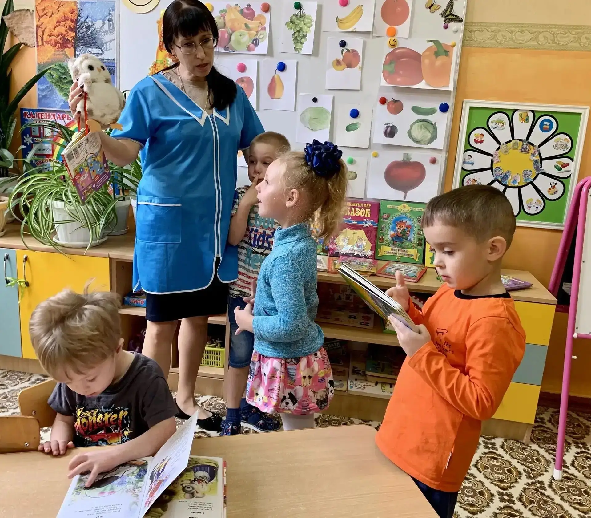 "День чтения в детском саду "