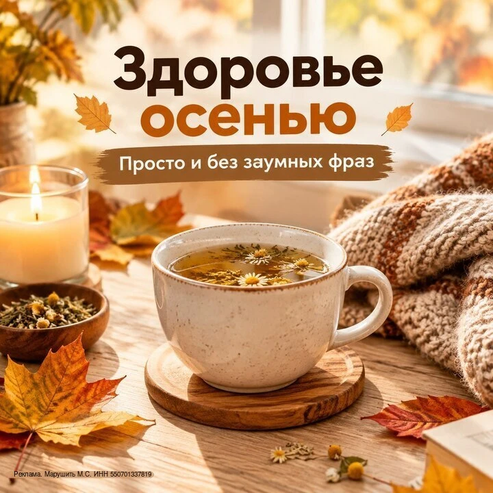 🍂 Осенью сил становится меньше, настроение падает, а суставы и спина напоминают о себе?