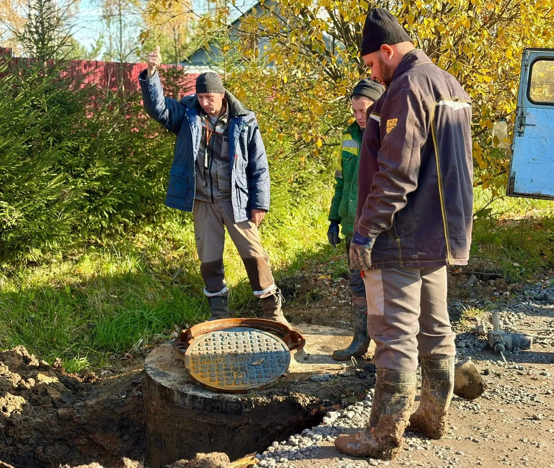 Водопровод в Горке